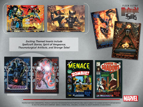 Marvel Fleer Ultra Midnight Sons Trading Cards Hobby Pack (Upper Deck 2023)