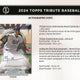 2024 Topps Tribute Baseball Hobby Pack