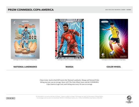 2023/24 Panini Prizm Copa America Soccer Hobby Pack