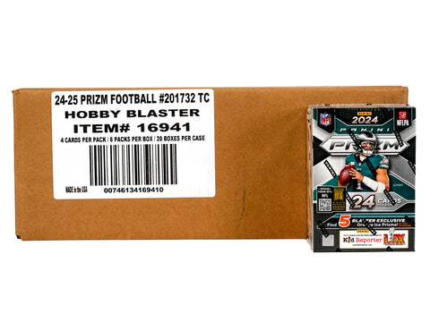 2024 Panini Prizm Football 6-Pack Hobby Blaster (Orange Ice Prizms!)