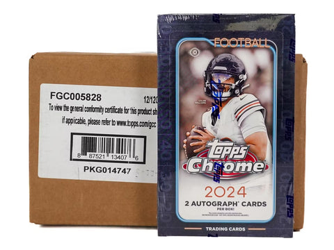 2024 Topps Chrome Football Hobby Pack