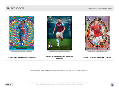 2024/25 Panini Select Premier League EPL Soccer Mega