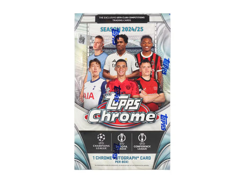 2024/25 Topps Chrome UEFA Club Competitions Soccer Hobby