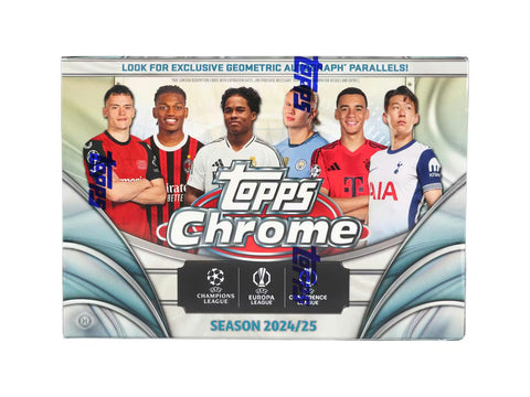 2024/25 Topps Chrome UEFA Club Competitions Soccer Breaker Delight
