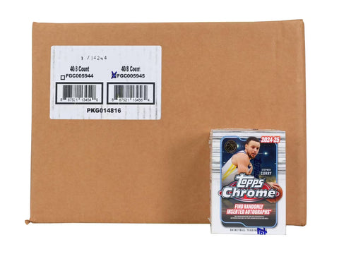 2024/25 Topps Chrome Basketball 8-Pack Blaster