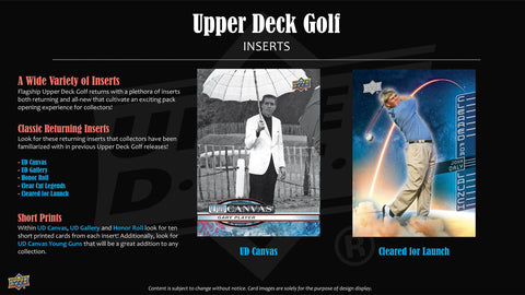 2026 Upper Deck Golf Tin (Box)