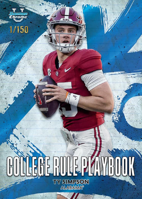 2025 Bowman University Chrome Football Blaster