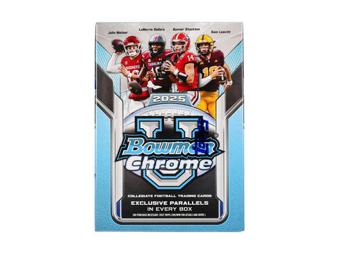 2025 Bowman University Chrome Football Blaster