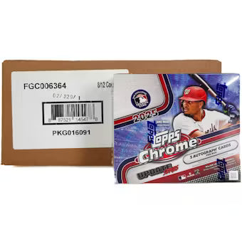 2025 Topps Chrome Update Series Baseball Hobby Jumbo Pack