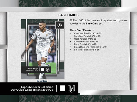 2024/25 Topps UEFA Club Competitions Museum Collection Soccer Hobby