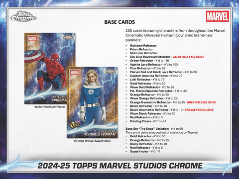 Marvel Studios Chrome Hobby (Topps 2024/25)