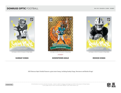 2025 Panini Donruss Optic Football Hobby