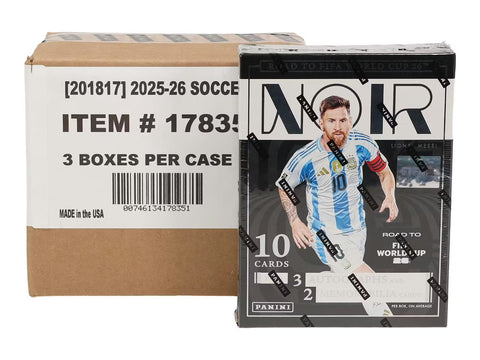 2025/26 Panini Noir Road to FIFA World Cup Soccer Hobby