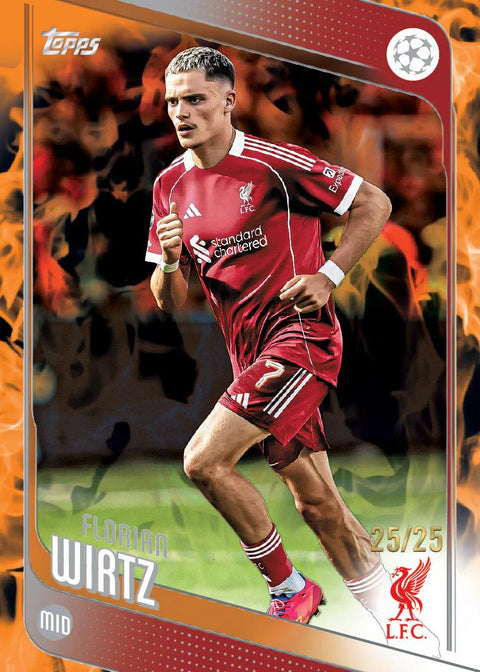 2025/26 Topps UEFA Club Competitions Soccer 7-Pack Blaster