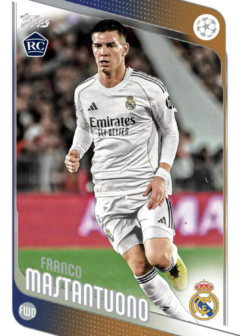 2025/26 Topps UEFA Club Competitions Soccer 7-Pack Blaster