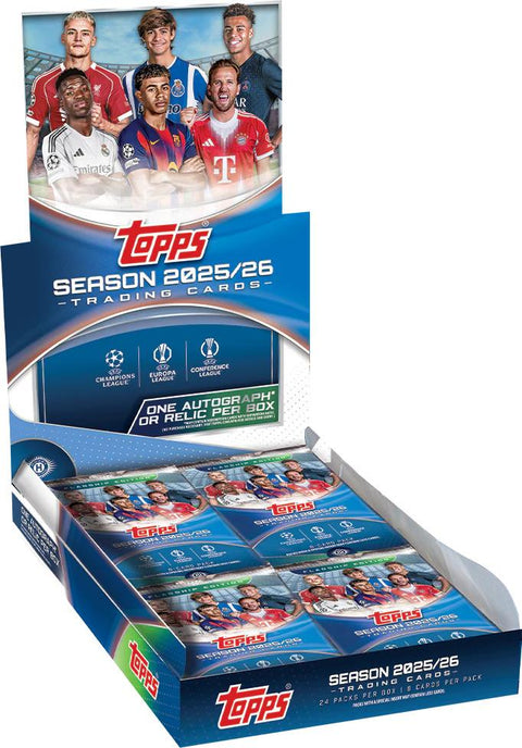 2025/26 Topps UEFA Club Competitions Soccer Hobby