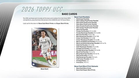 2025/26 Topps UEFA Club Competitions Soccer Hobby
