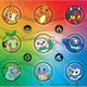 Pokemon First Partner Illustration Collection Series 1