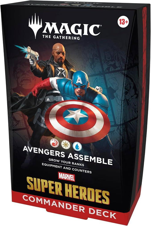 Magic the Gathering Marvel Super Heroes Commander 4-Deck Case