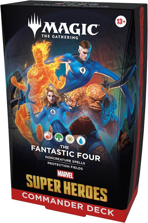 Magic the Gathering Marvel Super Heroes Commander 4-Deck Case