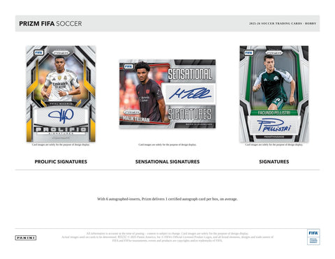 2025/26 Panini Prizm FIFA Soccer Hobby