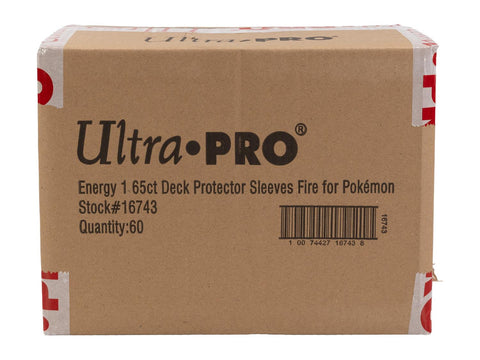 Ultra Pro Pokemon Fire Type Deck Protectors Case (60 Ct.)