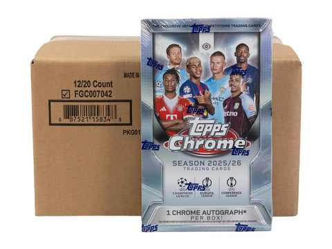 2025/26 Topps Chrome UEFA Club Competitions Soccer Hobby
