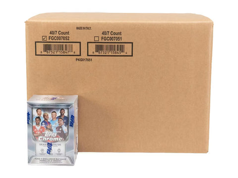 2025/26 Topps Chrome UEFA Club Competitions Soccer Blaster