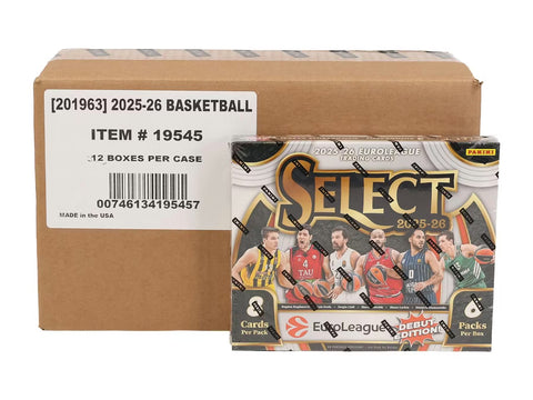 2025/26 Panini Select EuroLeague Basketball Hobby
