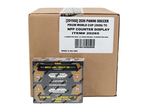 2026 Panini Prizm FIFA World Cup Soccer 24-Pack Retail