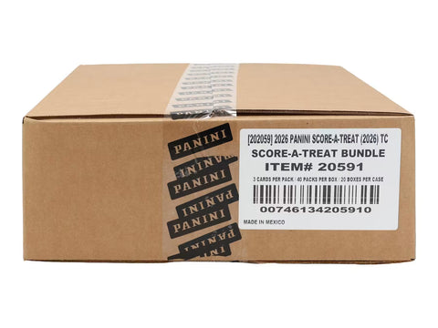 2026 Panini Score-A-Treat Halloween 20-Bundle Case