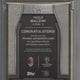 2023-24 Topps Museum UEFA Paolo Maldini Framed Auto Gold Refractor 17/25 PSA 9 Auto 10