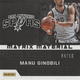 2021/22 Panini Obsidian Matrix Material Manu Ginobili Auto Card 04/10 #MMA-MGI