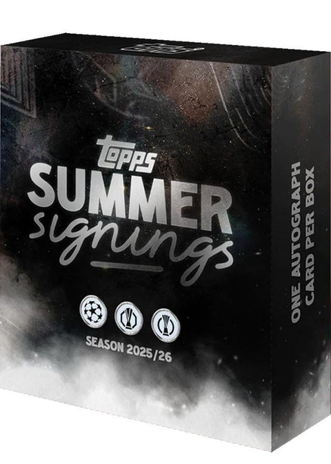 2025/26 Topps UEFA Club Competitions Summer Signings Soccer Set (Box)