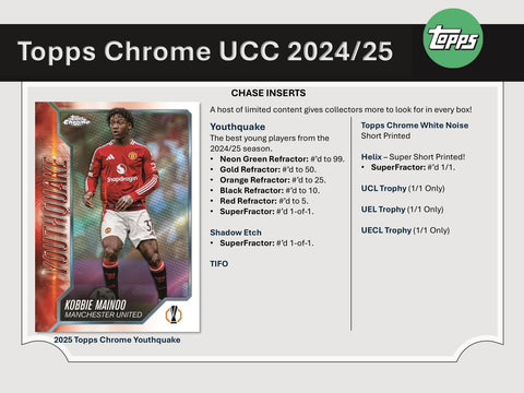 2024/25 Topps Chrome UEFA Club Competitions Soccer Breaker Delight