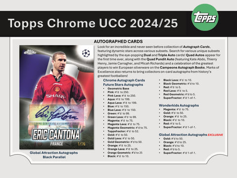 2024/25 Topps Chrome UEFA Club Competitions Soccer Breaker Delight