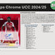 2024/25 Topps Chrome UEFA Club Competitions Soccer Hobby Jumbo