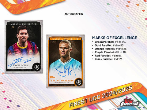 2024/25 Topps UEFA Club Competitions Finest Soccer Hobby