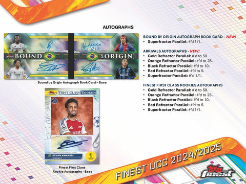 2024/25 Topps UEFA Club Competitions Finest Soccer Hobby