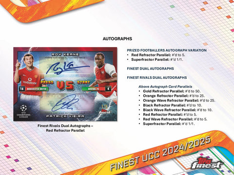 2024/25 Topps UEFA Club Competitions Finest Soccer Hobby