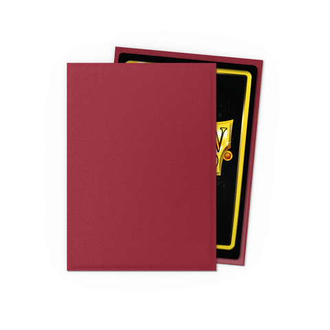 Dragon Shield Card Sleeves - Non-Glare Matte Blood Red (100)