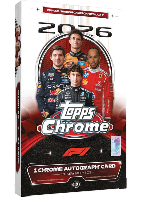 2026 Topps Chrome F1 Formula 1 First Day Issue Hobby