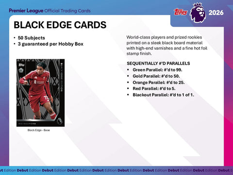 2025/26 Topps Premier League EPL Soccer Hobby