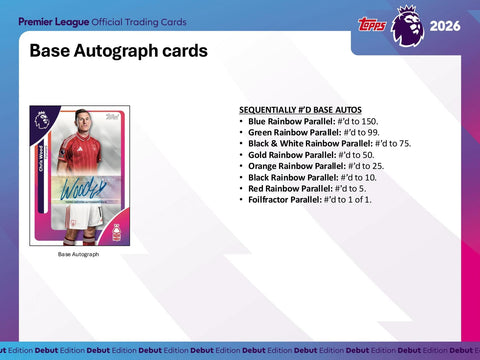2025/26 Topps Premier League EPL Soccer Hobby