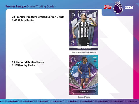 2025/26 Topps Premier League EPL Soccer Hobby