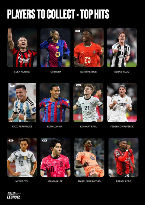 2026 Club Legacyz Icons World Heroes Soccer Fourth Edition Hobby