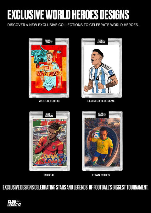 2026 Club Legacyz Icons World Heroes Soccer Fourth Edition Hobby