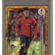 2022/23 Topps Merlin Gold Desire Doue Atomic Refractor 43/50 PSA 8