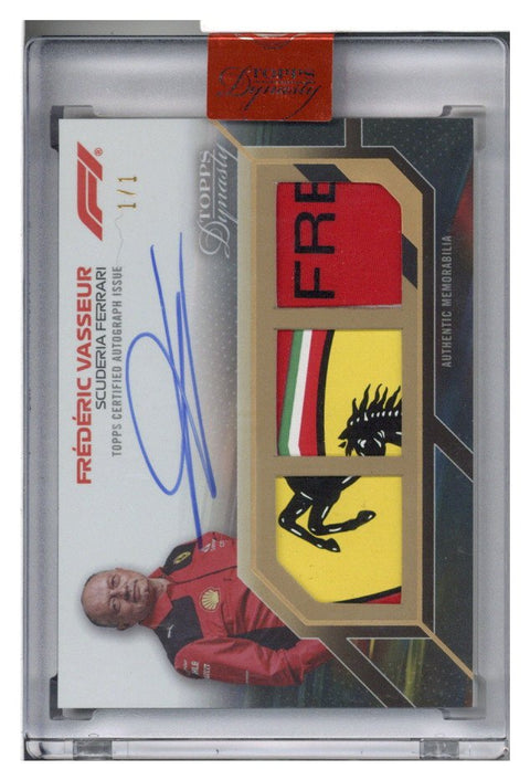 2023 Topps Dynasty F1 Frederic Vasseur Triple Relic Auto *Gold 1/1*