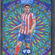 2024/25 Panini Select La Liga Julian Alvarez Stained Glass #4